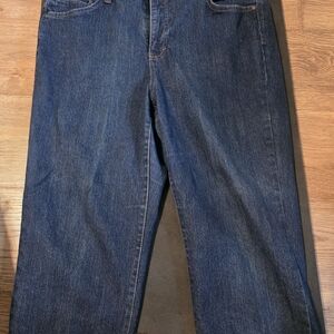 Classic Womens Dark Blue Denim Jeans